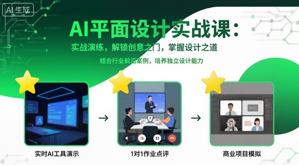 AI平面设计实战课，实战演练，解锁创意之门，掌握设计之道-喜上心头项目超市