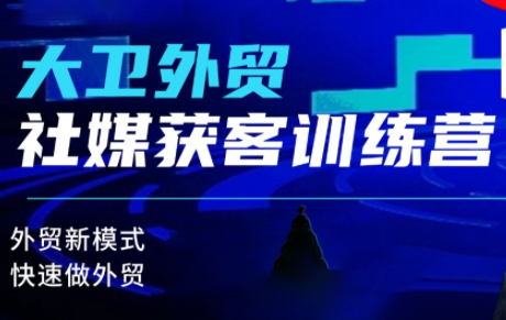 大卫老师·外贸社媒获客独家训练营(更新)-喜上心头项目超市