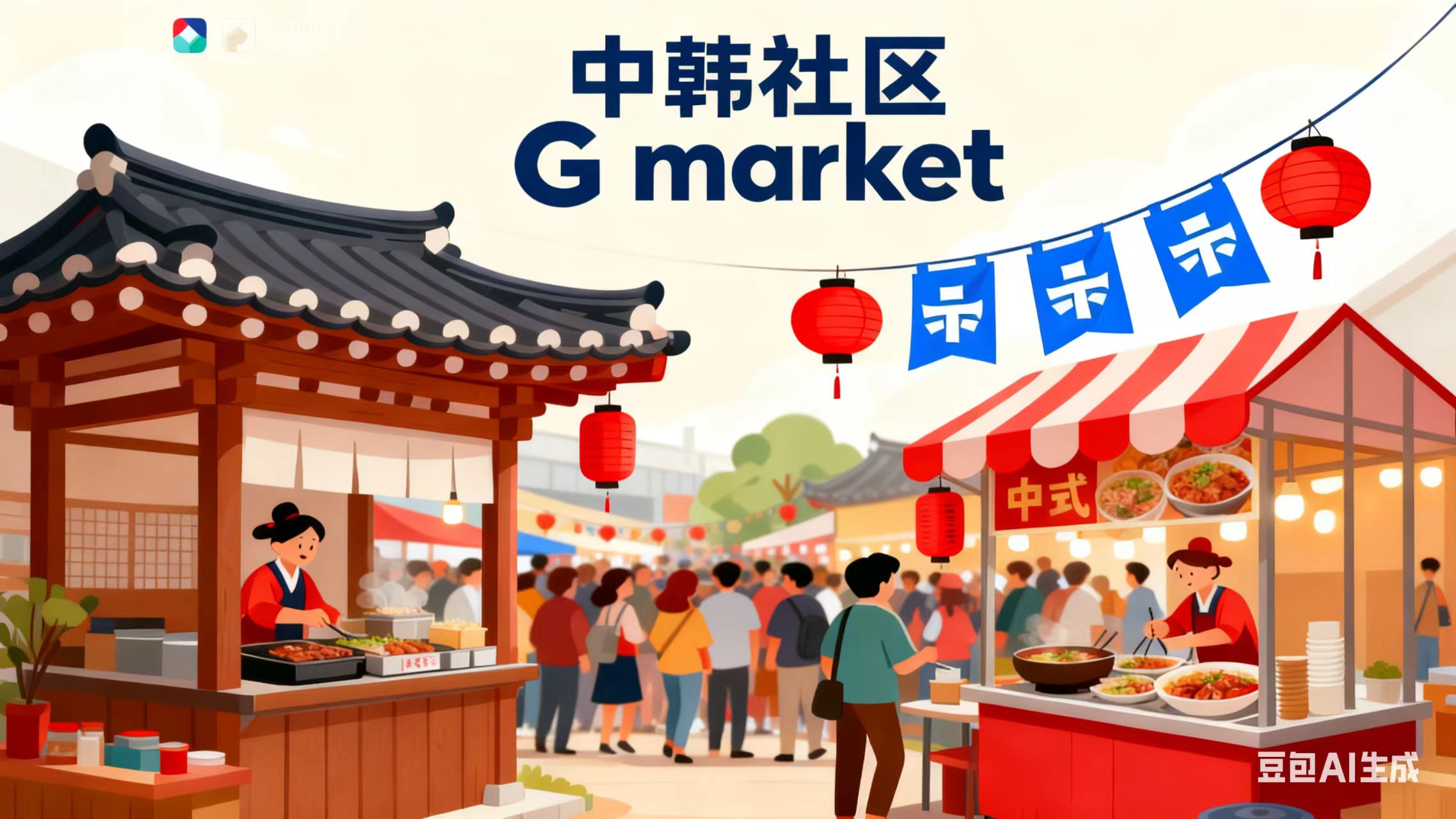 中韩跨境流量盈利项目：韩国G market双11专属合作计划-喜上心头项目超市