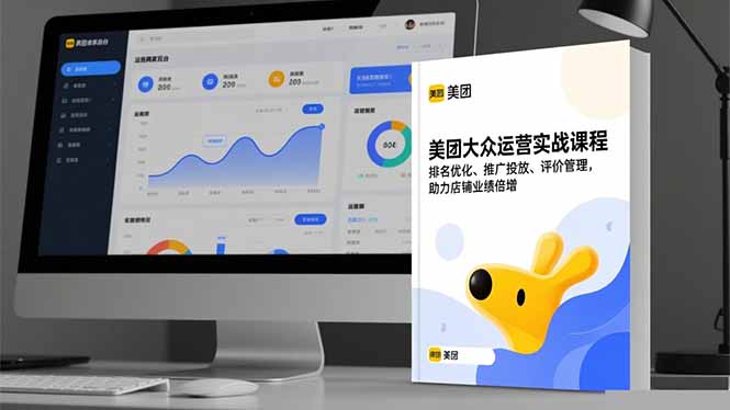 美团大众运营实战课程，排名优化、推广投放、评价管理，助力店铺业绩倍增-喜上心头项目超市
