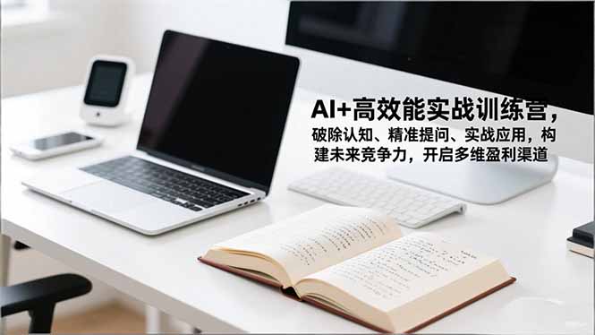 AI+高效能实战训练营，破除认知、精准提问、实战应用，构建未来竞争力，开启多维盈利渠道-喜上心头项目超市